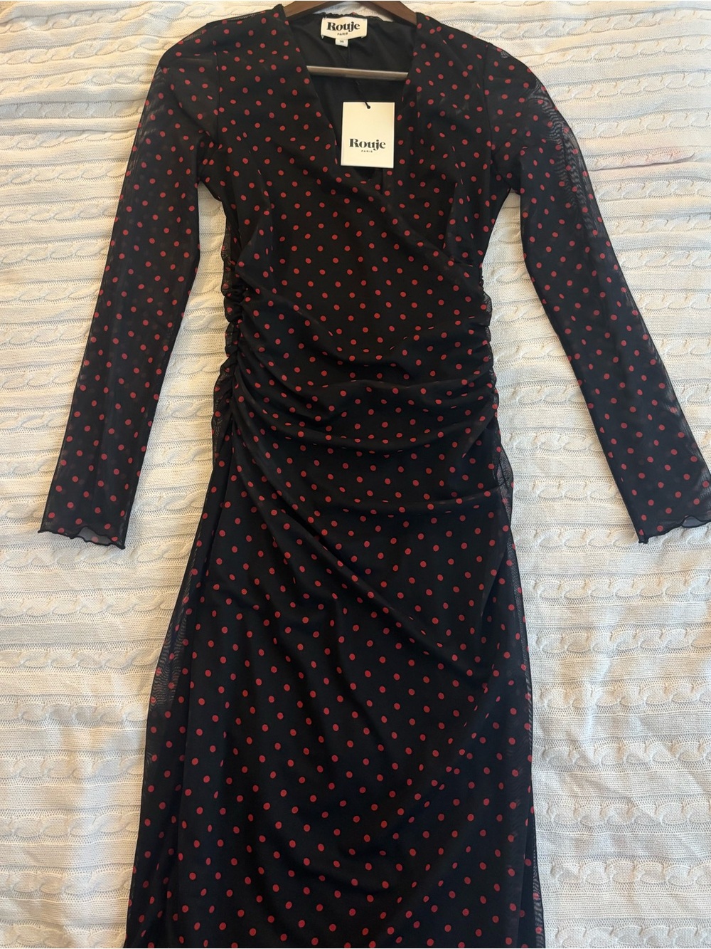 Rouje Cleria Dress red polka dot - Picture 9 of 9